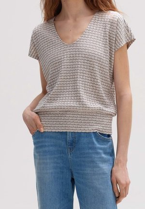 T-Shirt print - beige