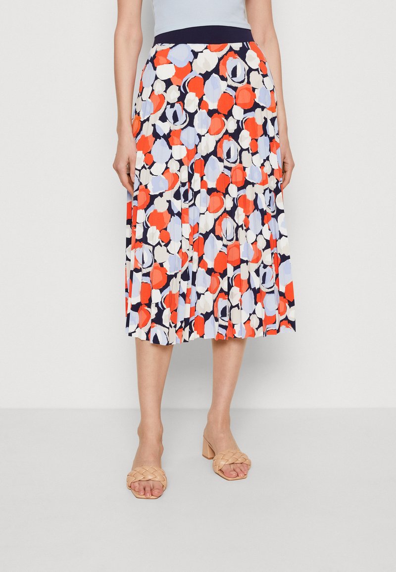 TOM TAILOR SKIRT PLISSEE Jupe plissée navy/bleu marine ZALANDO.FR