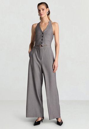 Tuta jumpsuit - grigio chiaro melange