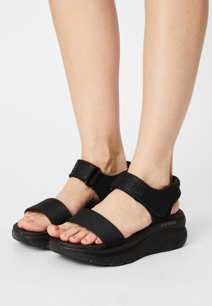 D'LUX WALKER - Plateausandalette - black