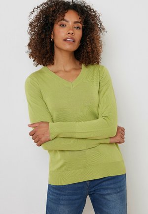LONG SLEEVE - Striktrøje - lime