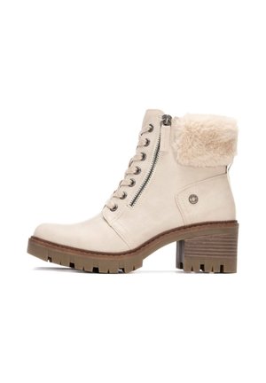 Botines con plataforma - beige