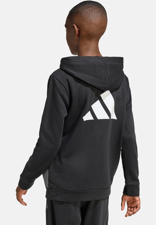 adidas PERFORMANCE COLOR BLOCK HOODY KIDS FUSSBALL - TEXTILIEN UNISEX - Hoodie - schwarz — foto 2
