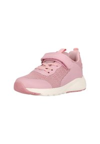 Rosas Sportschuh mit synthetischem Obermaterial, Netzdetails und einem Klettverschluss. Verfügt über eine texturierte Sohle und ein abgerundetes Zehen-design.