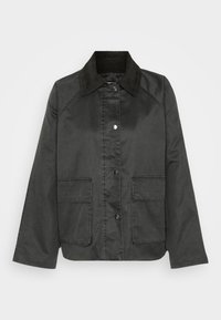WAXED EFFECT JACKET - Καλοκαιρινό μπουφάν - dark green