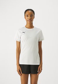 Puma - TEAMGOAL MATCHDAY - T-shirt till träning - white/black/feather gray Miniatyrbild 1