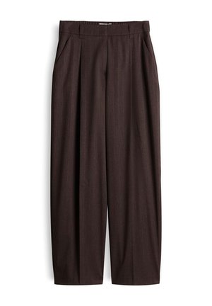 OPUS PANTS, MID RISE WIDE - Stoffhose - affogato