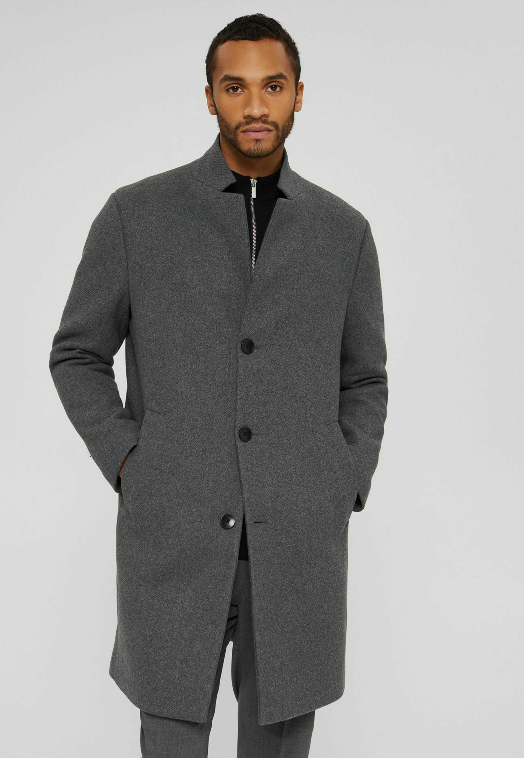 esprit grey coat
