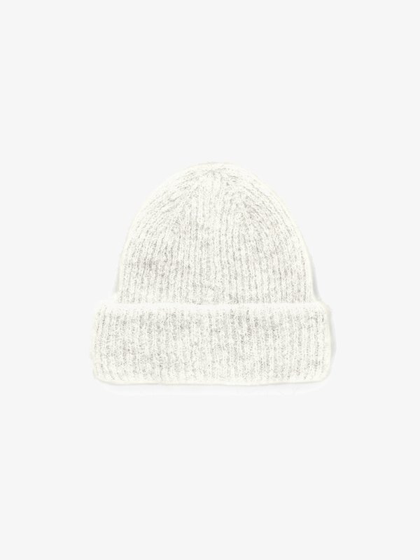 PCBERA HOOD - Beanie - cloud dancer