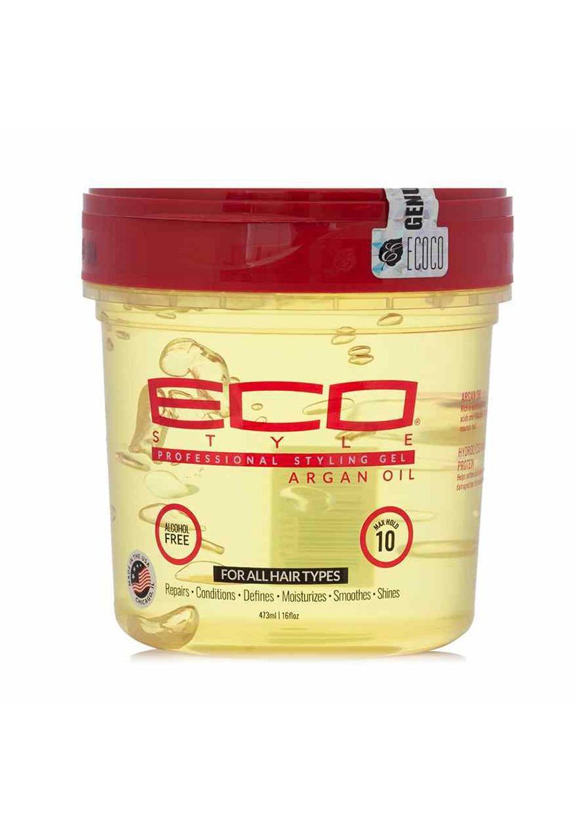 Ecoco Eco Style Gel With Argan & Olive Oil, Promotes Healthy Hair, Maximum Hold, 8 Oz - View #4