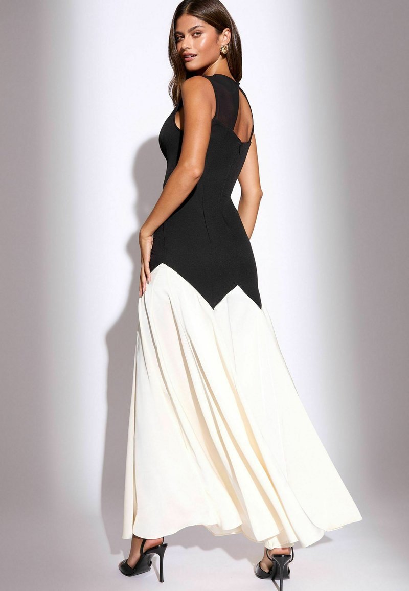 black and white lipsy dress REGULAR FIT - PREMIUM SWEETHEART - Maxi - black and white polka dot midi dress