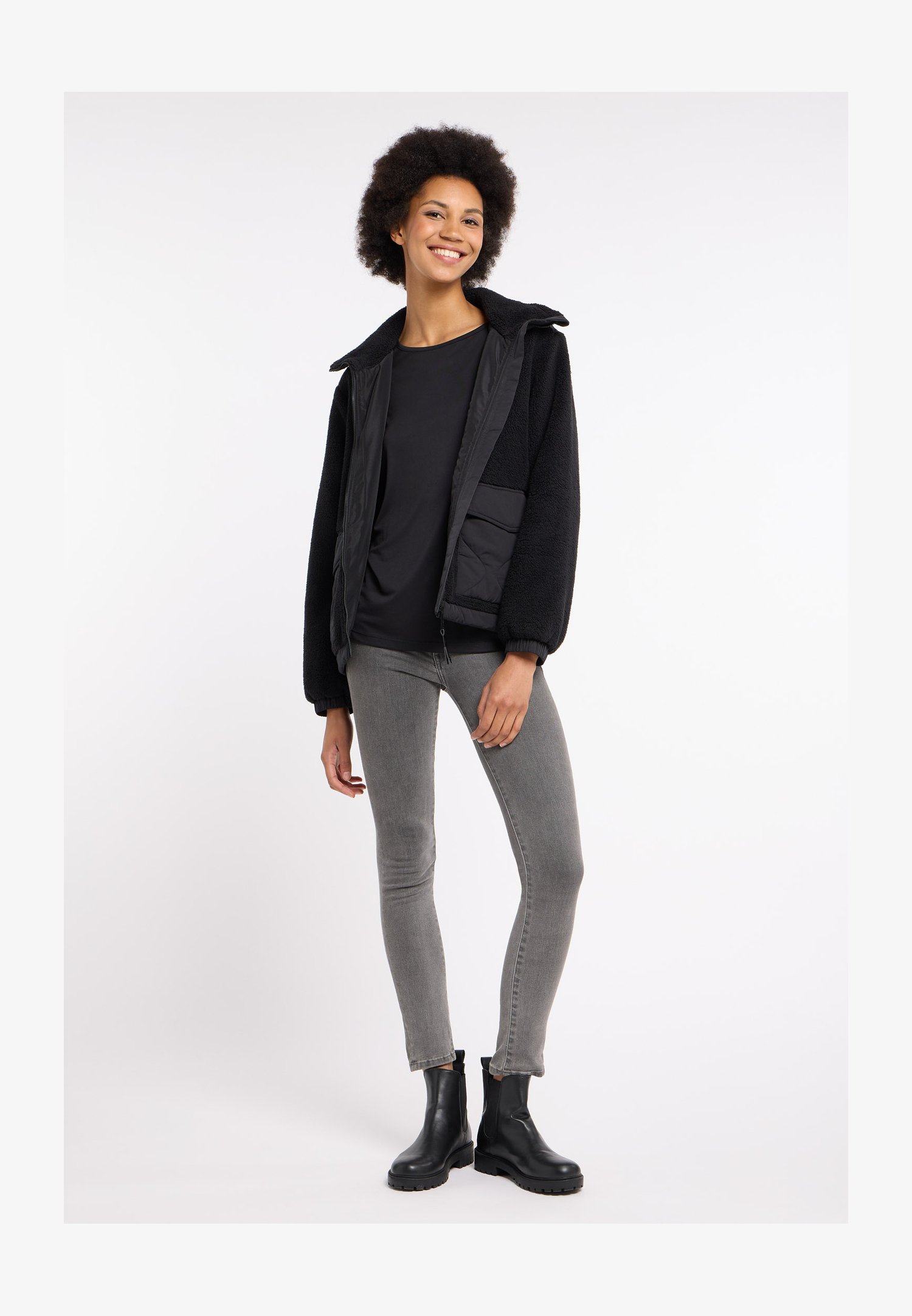 Giacca Mezza Stagione Ragwear Nordicka Donna: Comfort E Stile In Nero