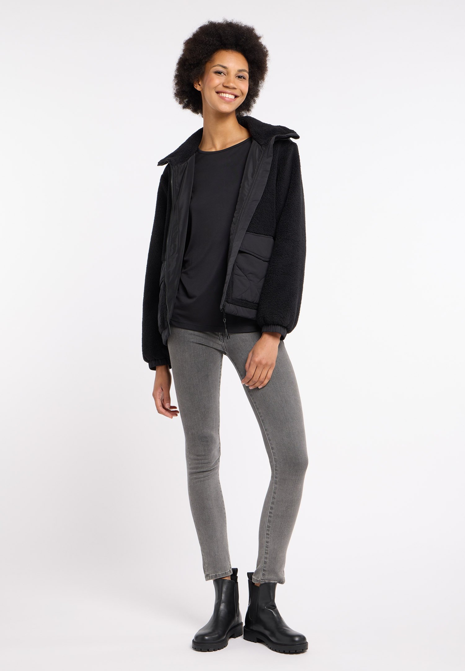 Giacca Mezza Stagione Ragwear Nordicka Donna: Comfort E Stile In Nero