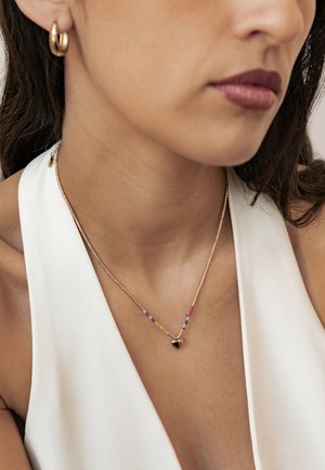 Hey Happiness, SUMMER BEAD HEART - Necklace - gold-coloured