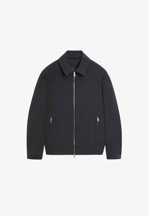 Massimo Dutti, LIGHTWEIGHT SHORT JACKET - Giacca leggera - mottled dark blue