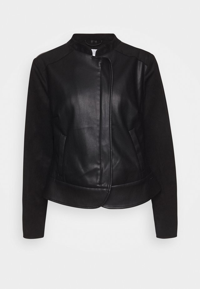 Kunstlederjacke - black