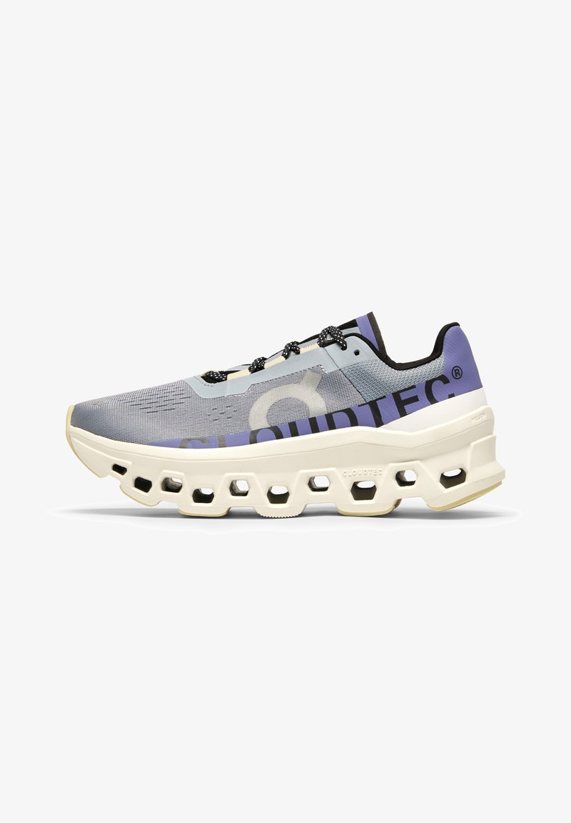 On CLOUDMONSTER - Road running shoes - mist blueberry