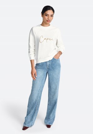 Rich & Royal Sweatshirt - pearl white