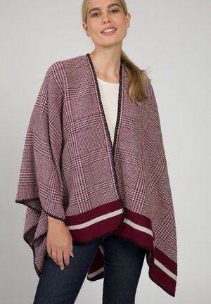 GINA LAURA Poncho - berry