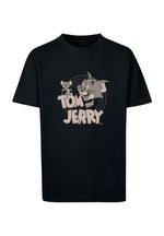 Absolute Cult Tom And Jerry Men's Cartoon Wink T-Shirt - Officially Licensed Slim Fit Tee - View #4