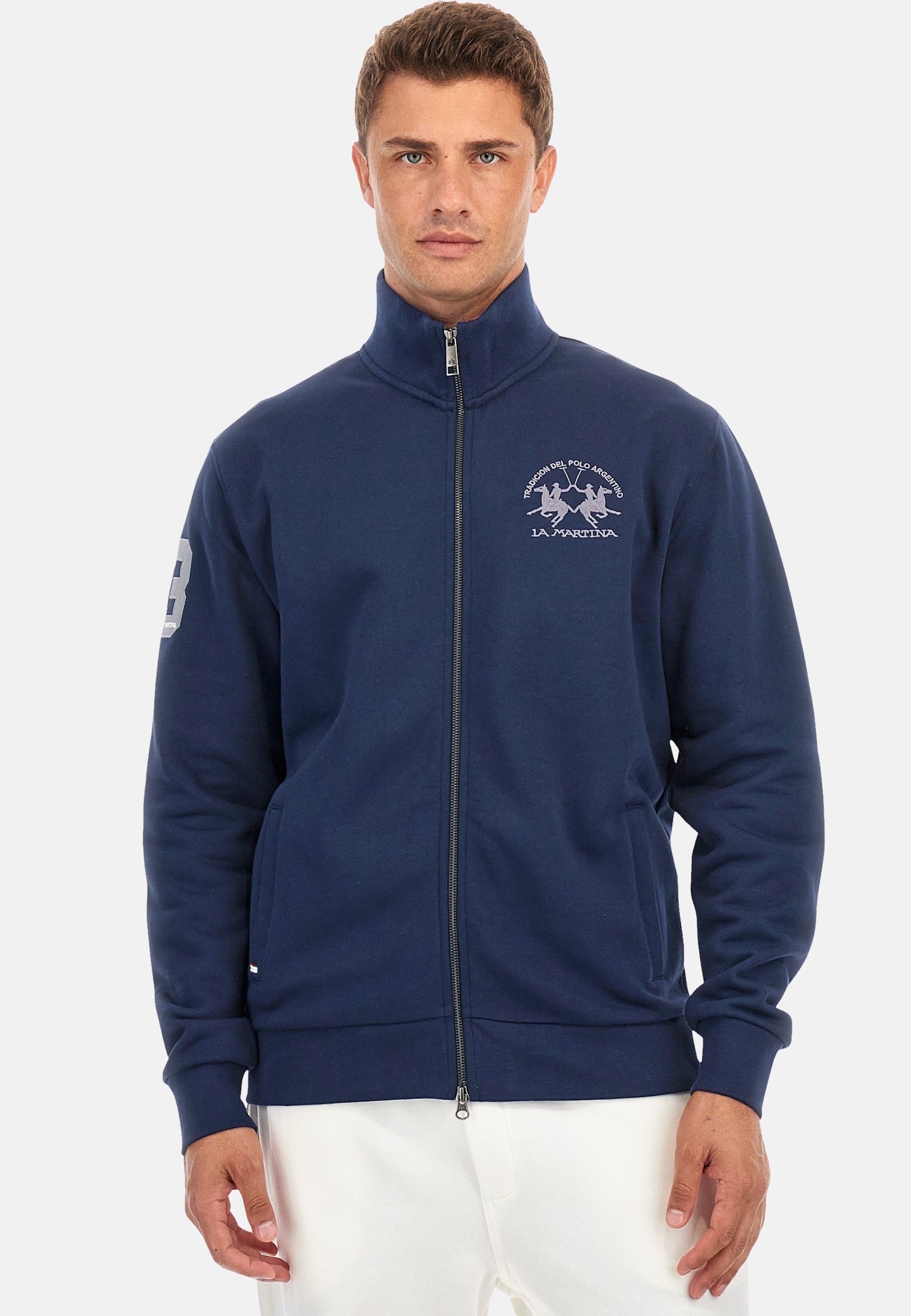 Zalando Camp David Sweatshirt Blau Zalando Camp David Blauer Pullover Basic  Hoodie Camp David