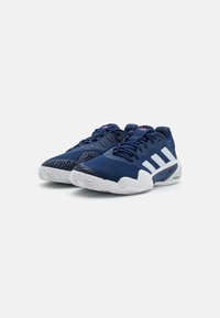 adidas Performance BARRICADE 13 CLAY TENNIS - Teniso bateliai molio dangos kortams - dark blue/halo blue/team shock pink
