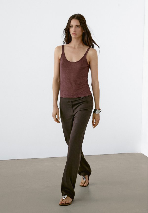 STRAPPY  - Top - bordeaux2