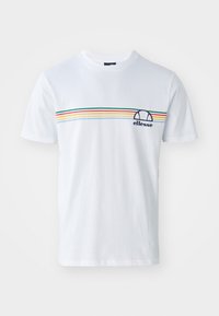 LENTAL TEE - Nyomott mintás póló - white