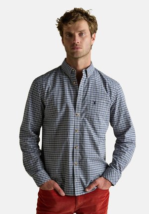 REGULAR FIT - LONG SLEEVE GINGHAM - Hemd - blue