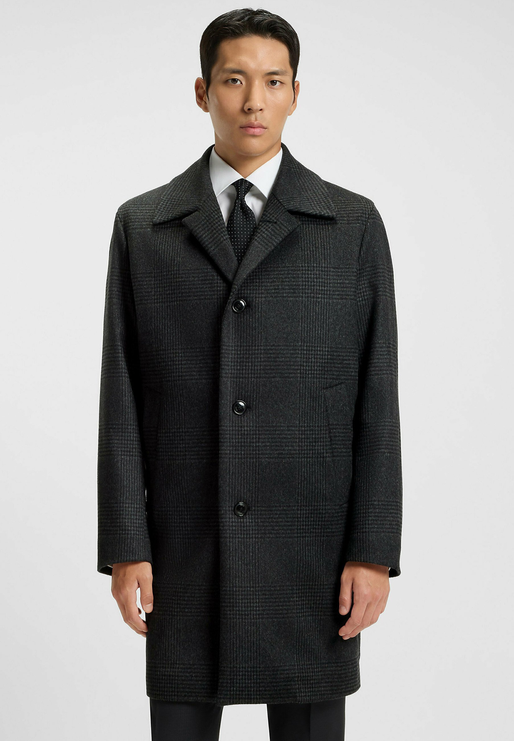 BOSS Cappotto classico black one/nero Zalando