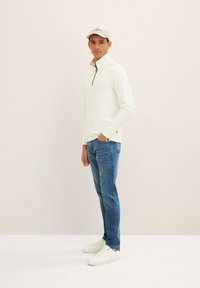 TOM TAILOR TTJOSH Slim - Blugi slim fit - used mid stone blue denim