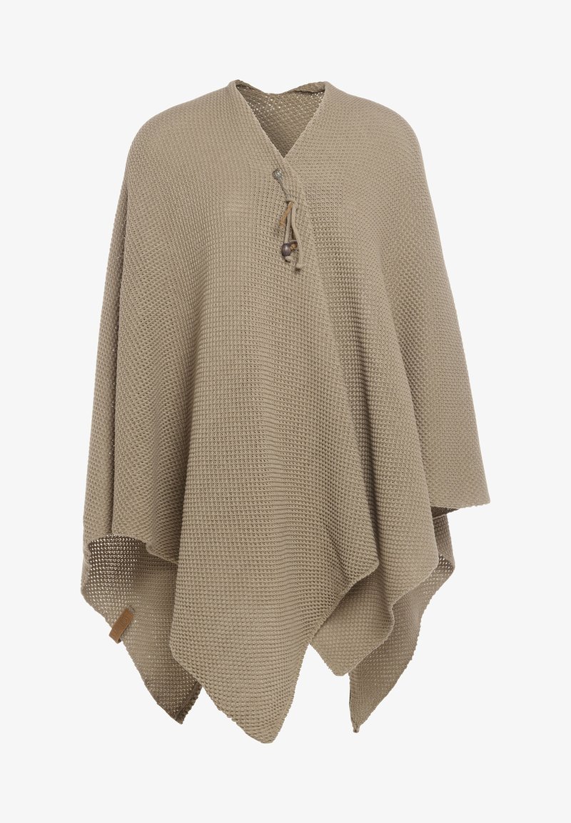 Knit Factory JAZZ - Poncho - olive
