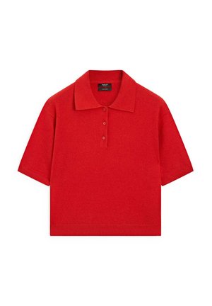 Massimo Dutti, T-shirt basic - red