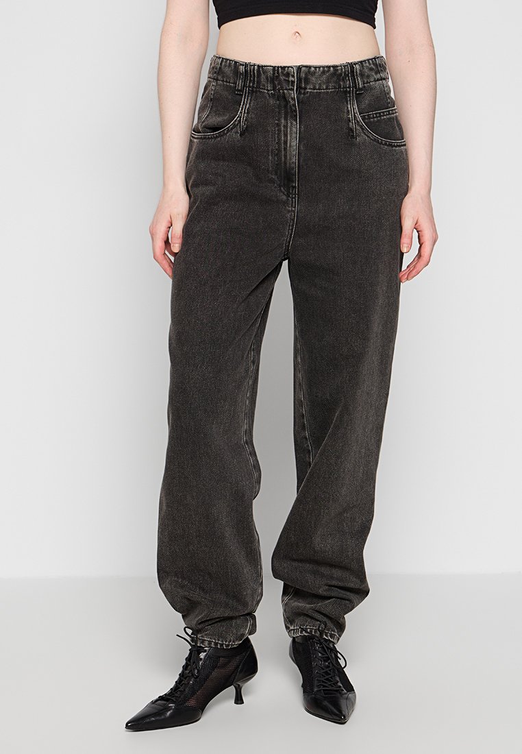Iro Relaxed fit jeans donkergrijs