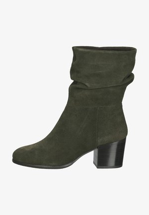 Classic ankle boots - khaki