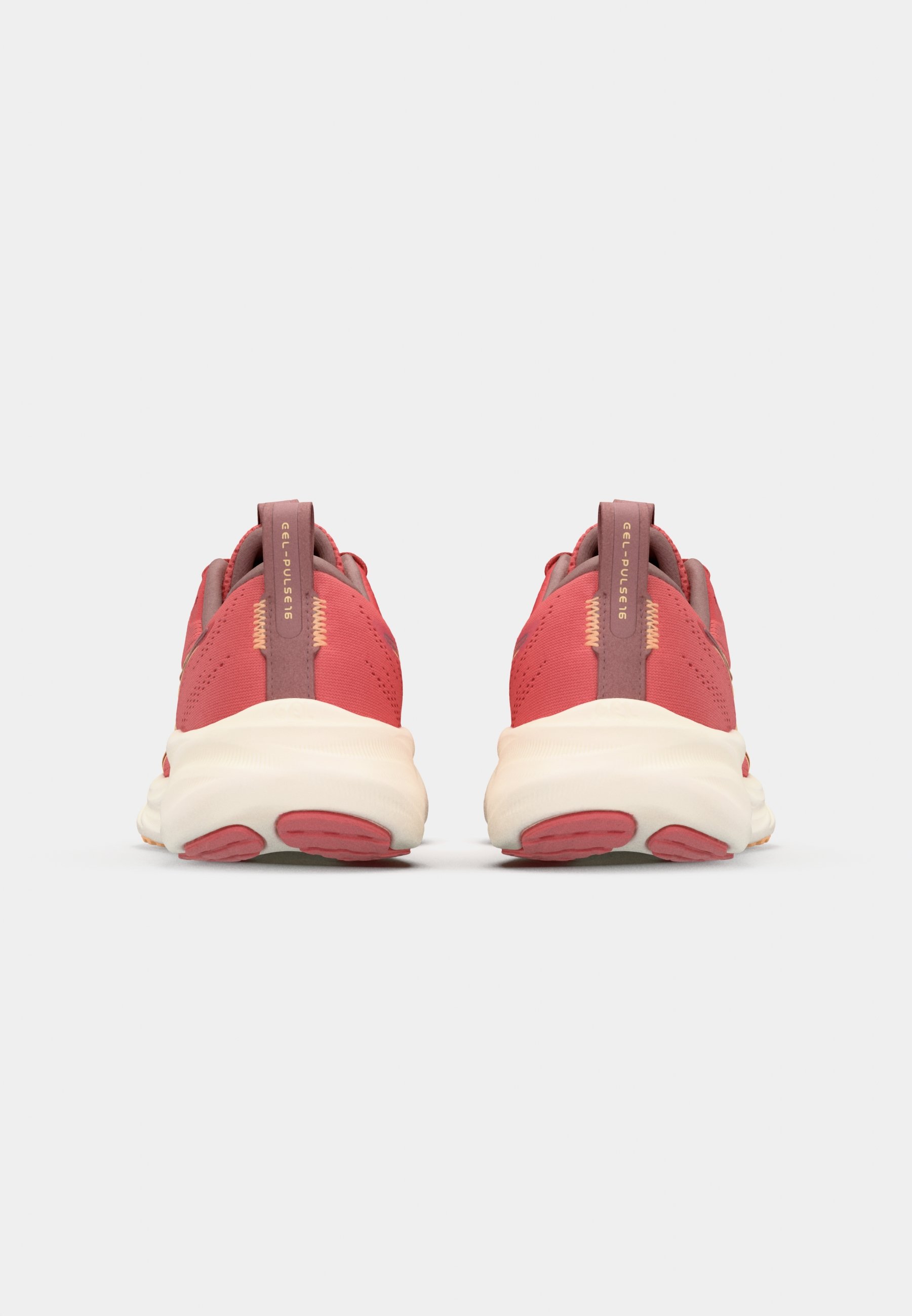 ASICS GEL PULSE 16 - Road running shoes - dark pink clay/orange ASICS GEL PULSE 16 - Road running shoes - dark pink clay/orange