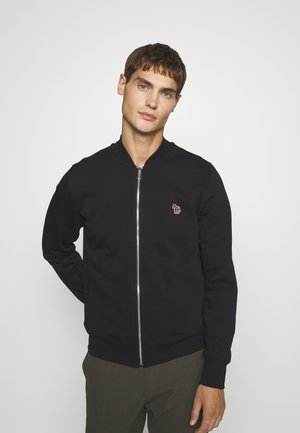 REG FIT ZIP UNISEX - Zip-up sweatshirt - black