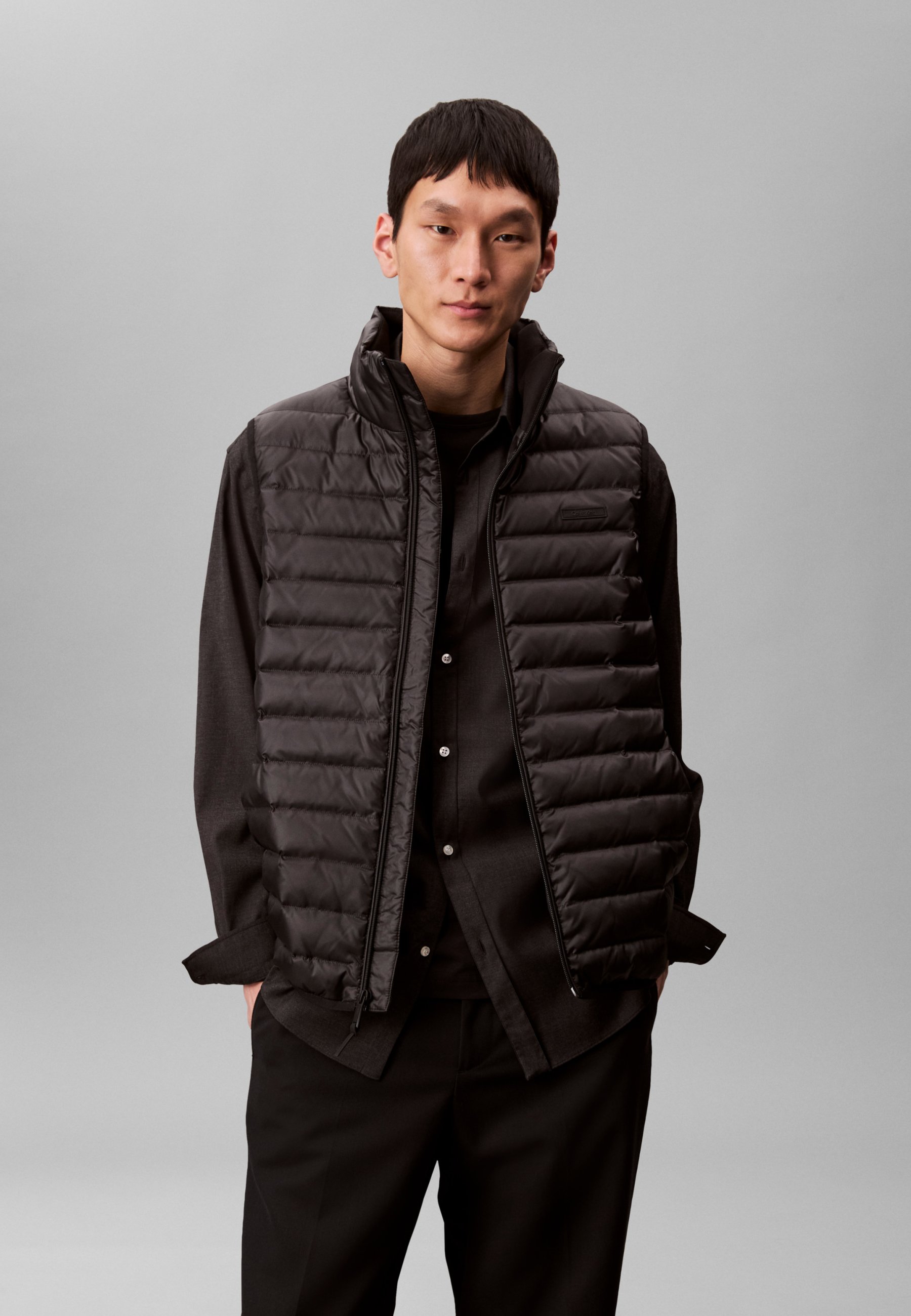 Calvin Klein PUFFER - Waistcoat - black - Zalando.co.uk