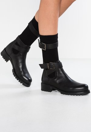 Bottes de cowboy / motard - black