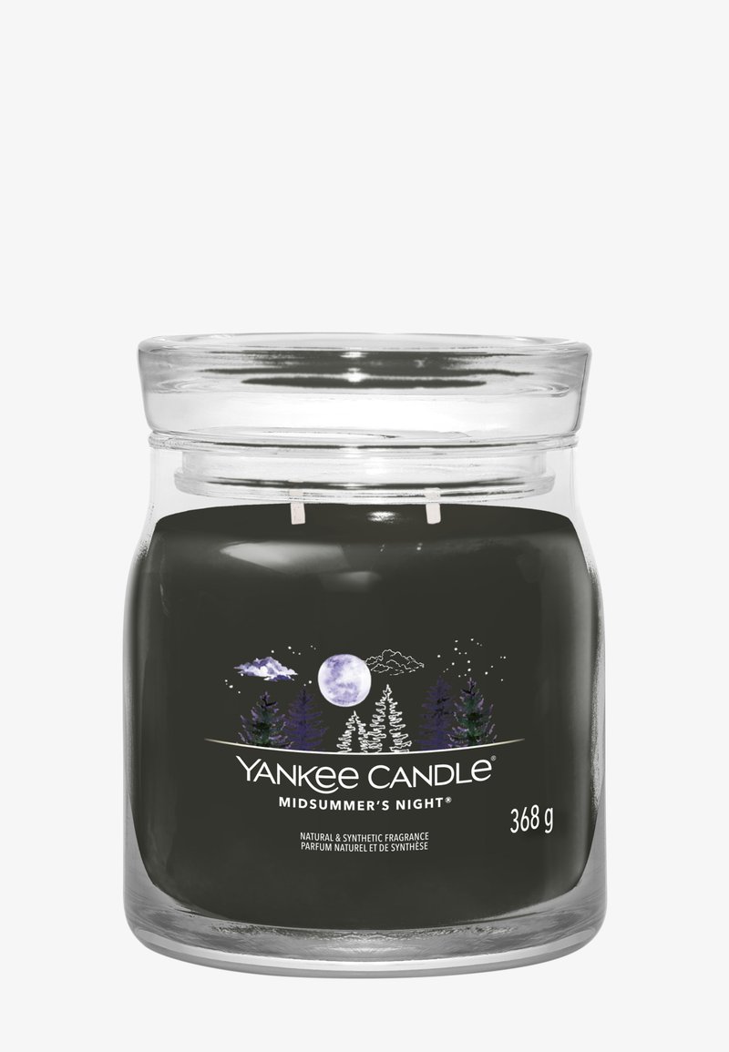Yankee Candle SIGNATURE MEDIUM JAR MIDSUMMERS NIGHT Duftlys black