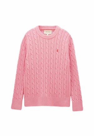 REGULAR FIT - CLASSIC CABLE - Striktrøje - pink