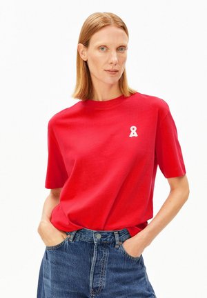 TARJAA ICONIC Å - T-shirt basic - mars red