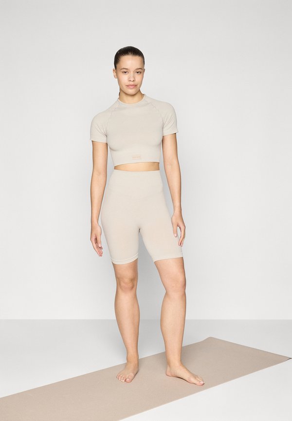 ONPVAX LIFE ON CROP SEAM TOP - Sports T-shirt - nacreous cloud3