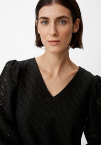 comma EN BRODERIE ANGLAISE - Freizeitkleid - schwarz