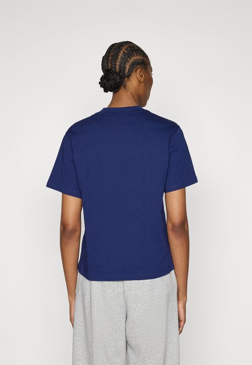 adidas ESSENTIALS SMALL LOGO - Basic T-shirt - dark blue/white — foto 3