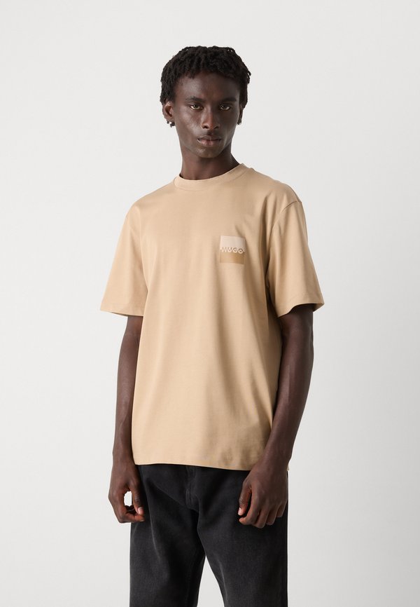 DUSPLITO - Print T-shirt - medium beige2