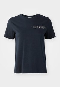SHIELD  - T-shirt con stampa - black
