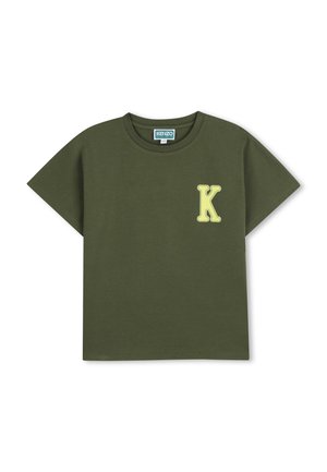 SHORT-SLEEVED - T-shirt print - vert kaki