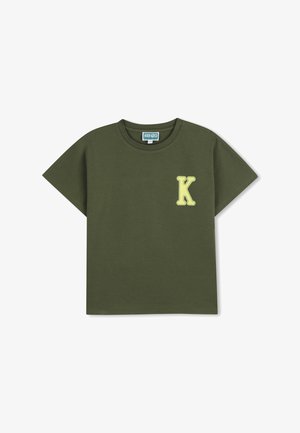 KENZO kids, SHORT-SLEEVED - T-shirt imprimé - vert kaki