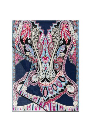 Scarf - multi navy